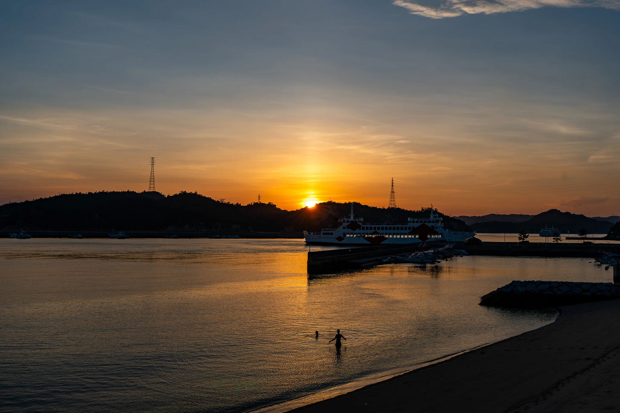 直島の7月、夕焼けギャラリー10選｜岩田耕平｜直島フォトグラファー