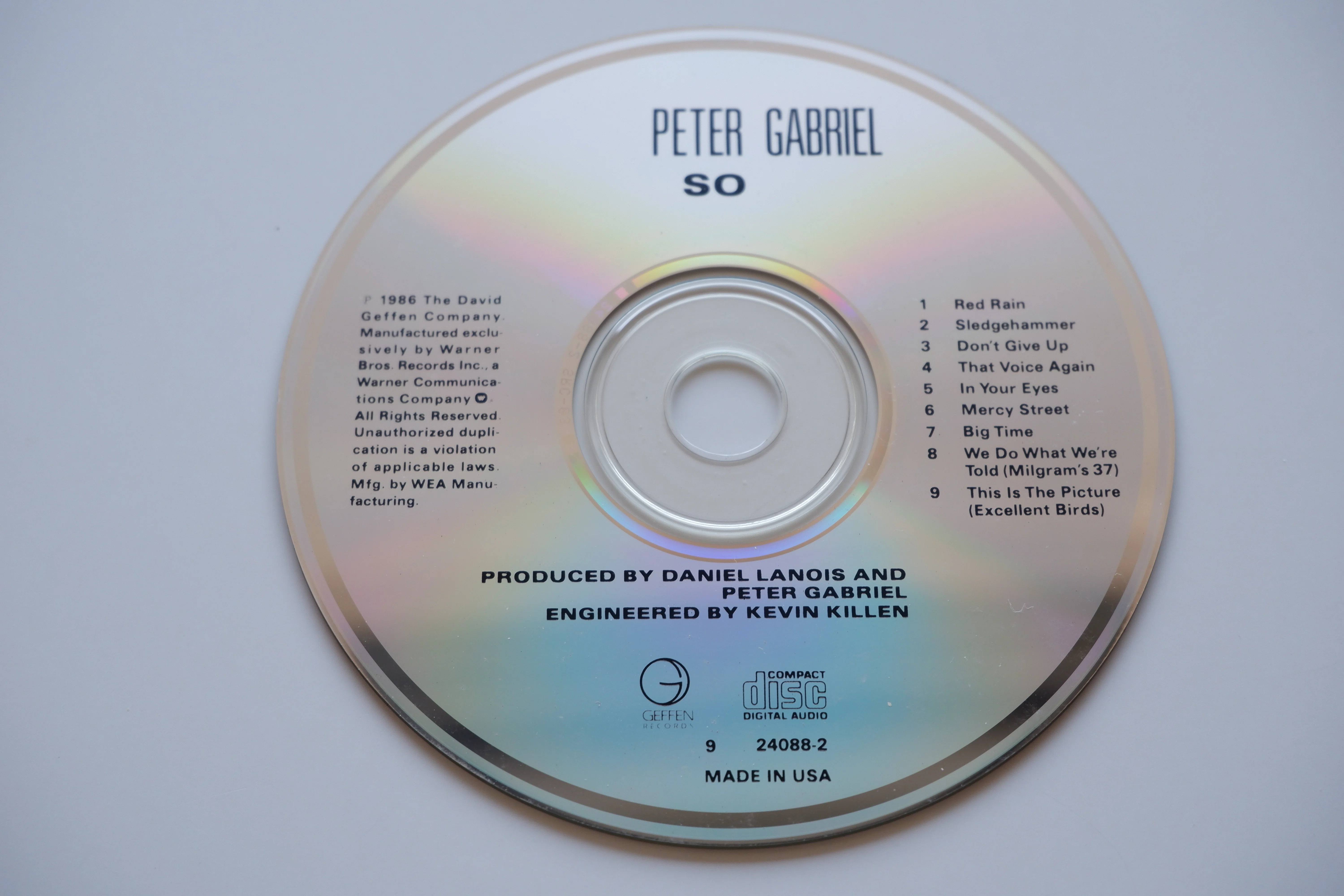 So～Peter Gabriel｜Storemaster