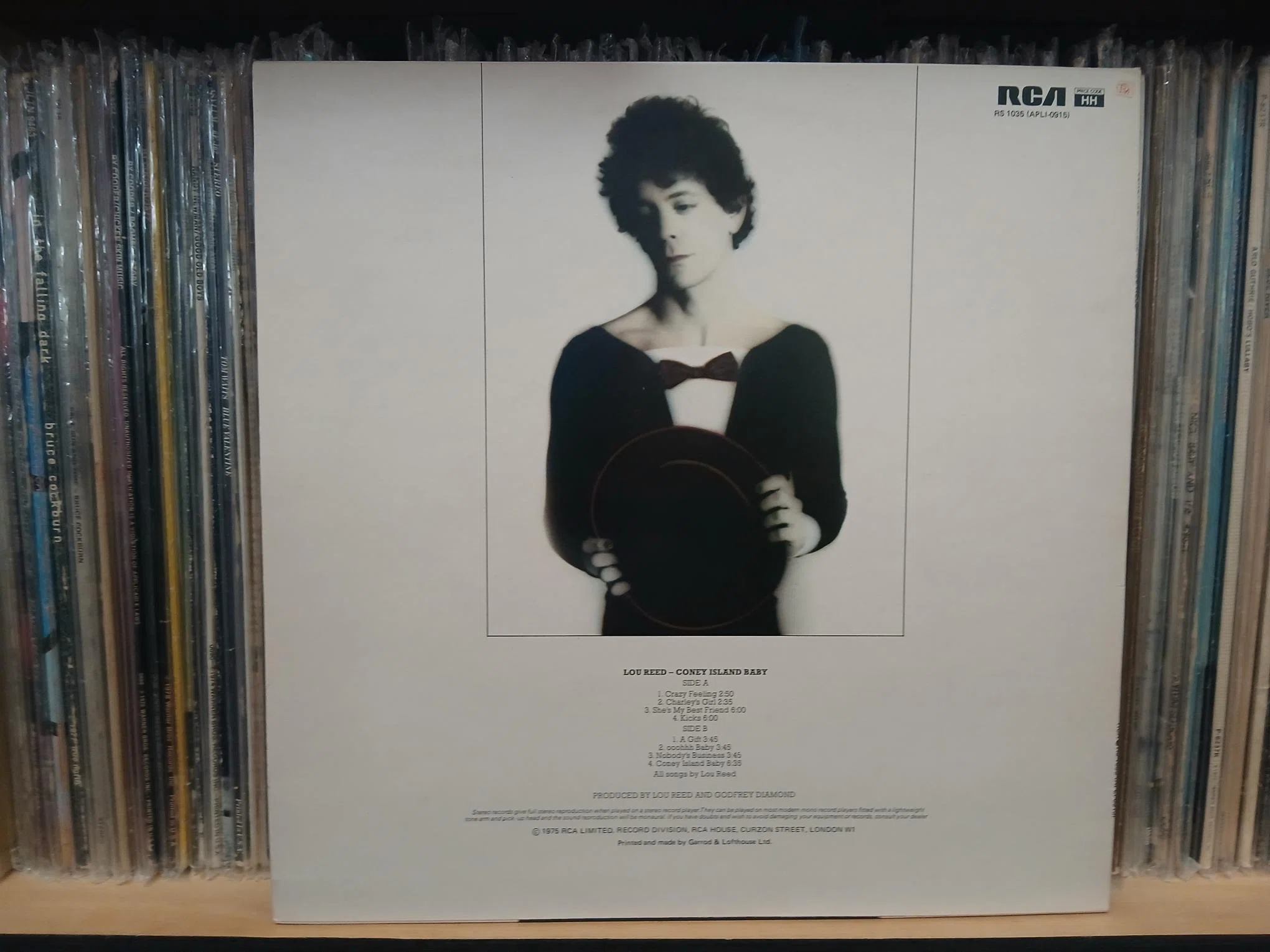 Lou Reed ［ Coney Island Baby ] UK-RCA RS-1035｜naruru's Record