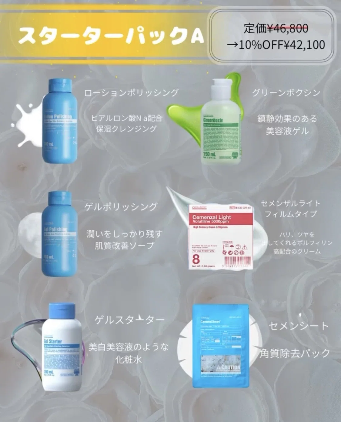 本気の韓国美容】スターターパックAで理想の肌へ！最新美容セットが10