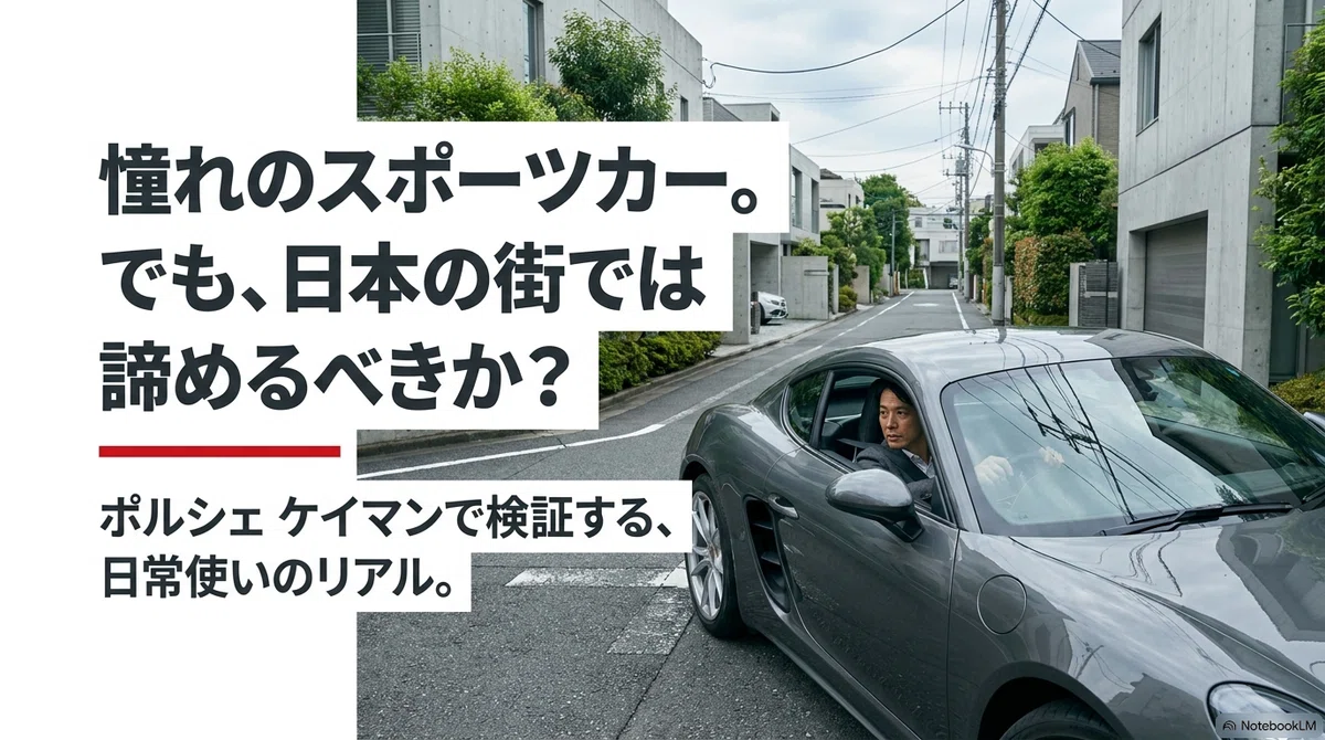ポルシェ ケイマンは本当に街乗りで使えるのか?
