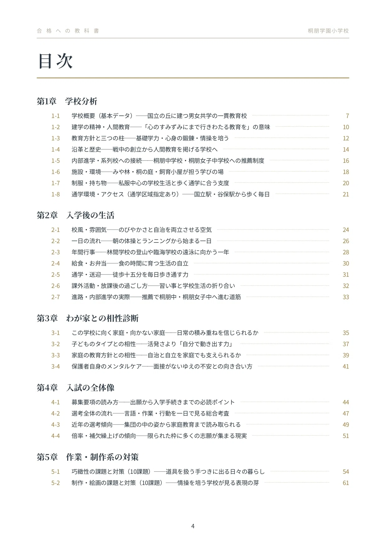 合格】Q&A付き 桐朋小学校 学校説明会資料 志望動機書記入例セット