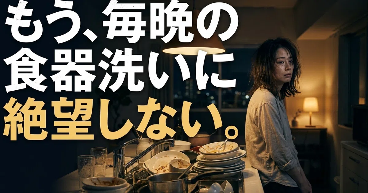 タンク式食洗機のデメリットを正直に書く|給水の手間・容量・設置で後悔しないためのチェック
