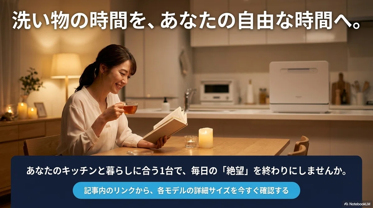 タンク式食洗機 デメリットを正直に書いた結論