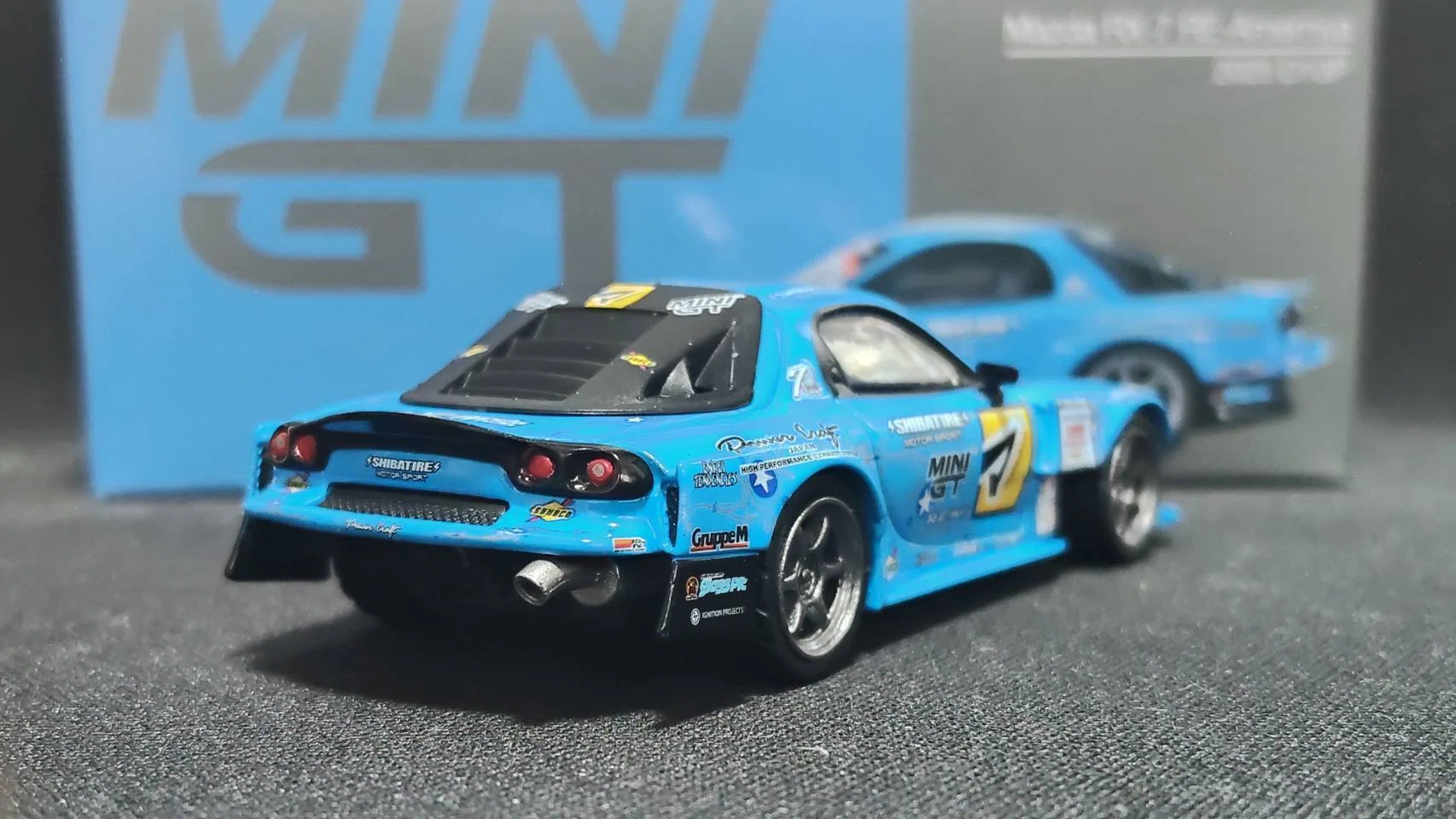 MINI GT 1/64 Mazda RX-7 RE-Amemiya 2025 D1GP｜岡田衛