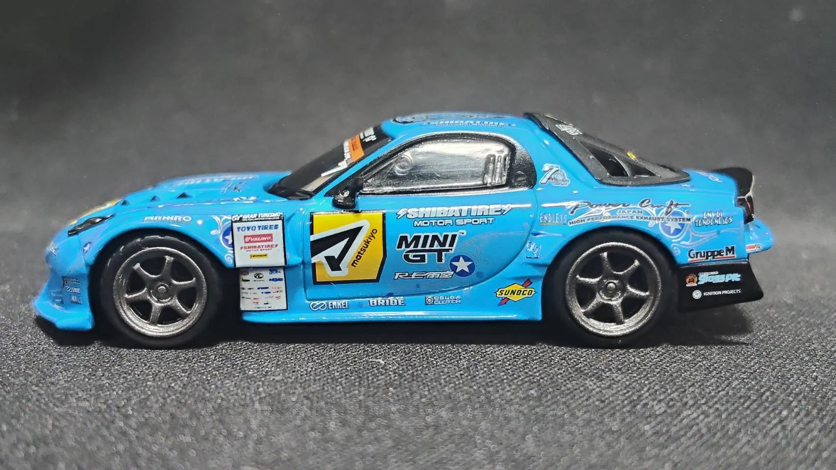 MINI GT 1/64 Mazda RX-7 RE-Amemiya 2025 D1GP｜岡田衛