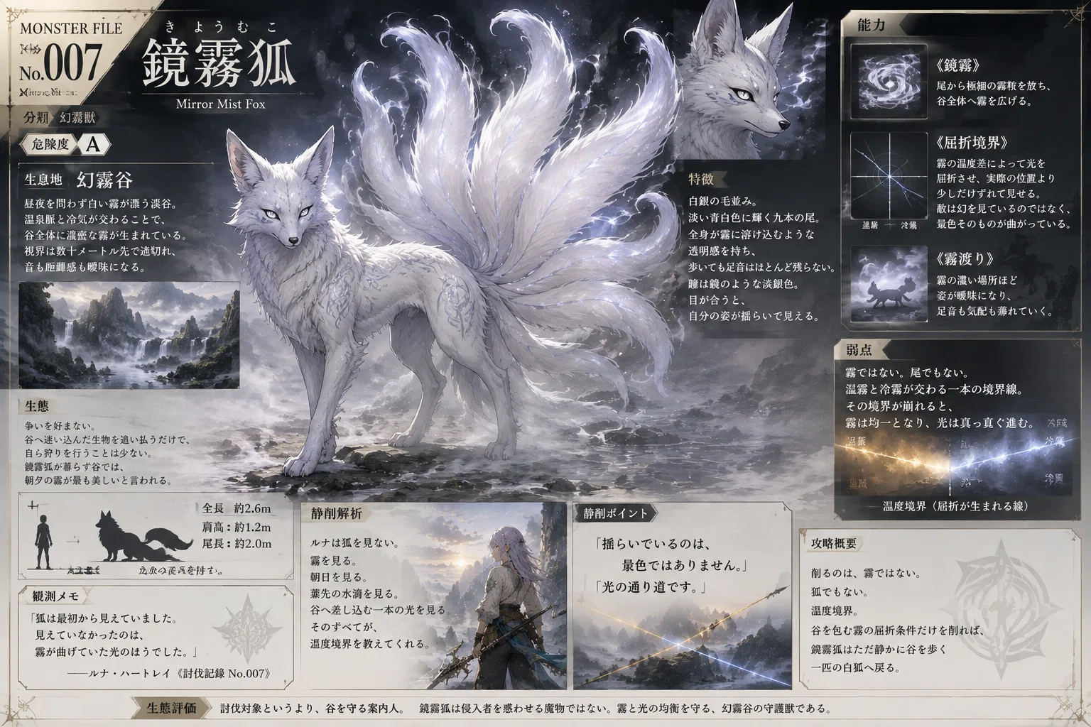 WEB漫画版 静削のルナ・ハートレイ ー幻霧谷に棲む鏡霧狐ー｜温（ぬる）