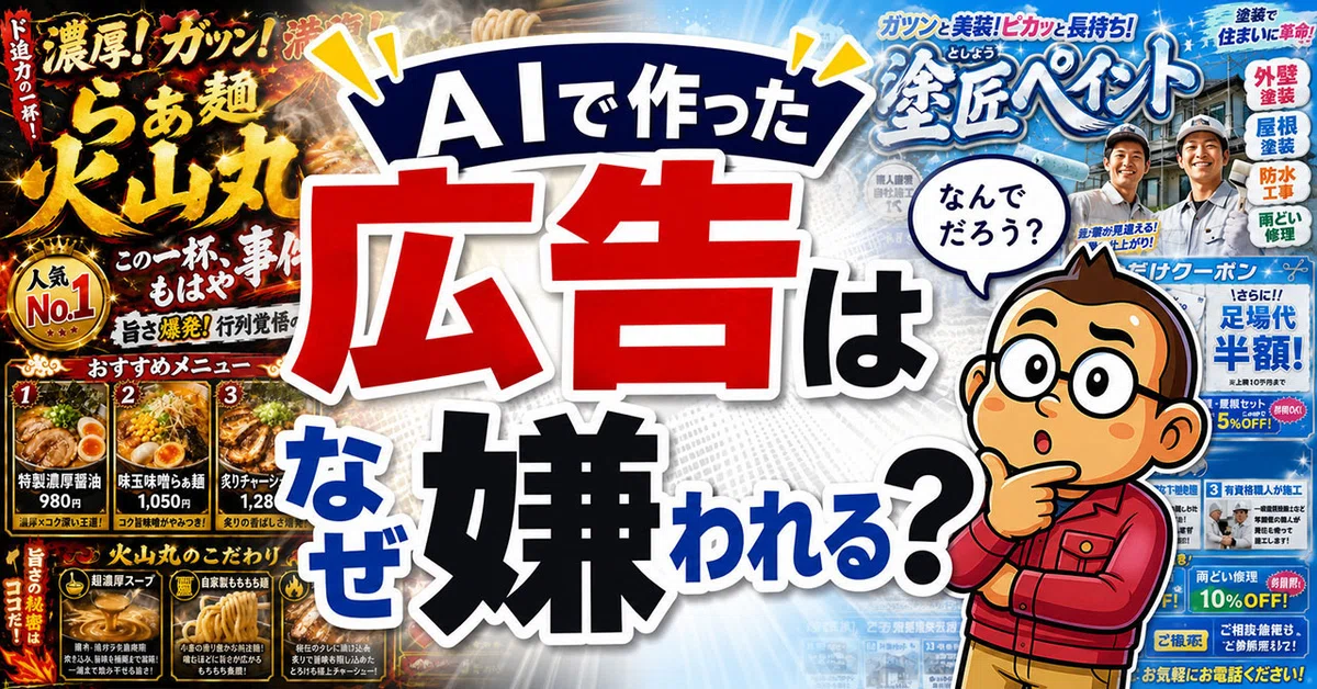 なぜＡＩで作った広告は嫌われるのか？