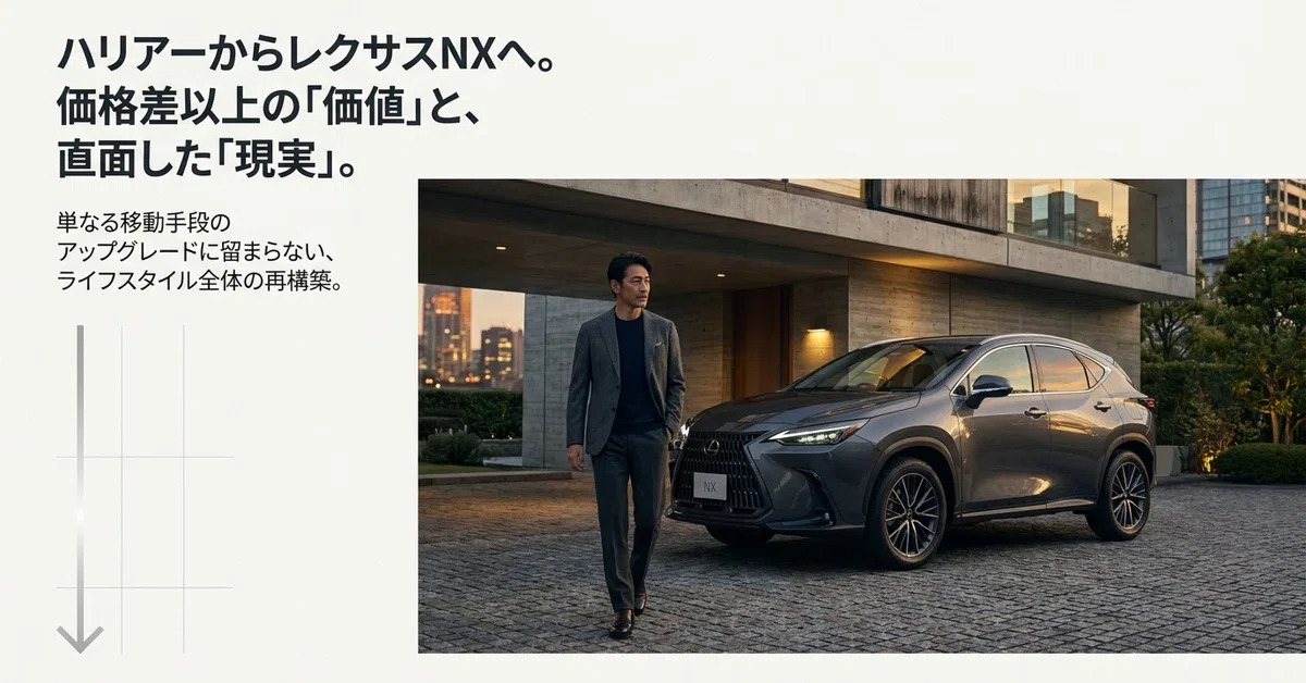 レクサスNX購入後に感じた5つの満足と3つの後悔｜元ハリアーオーナーの本音レビュー