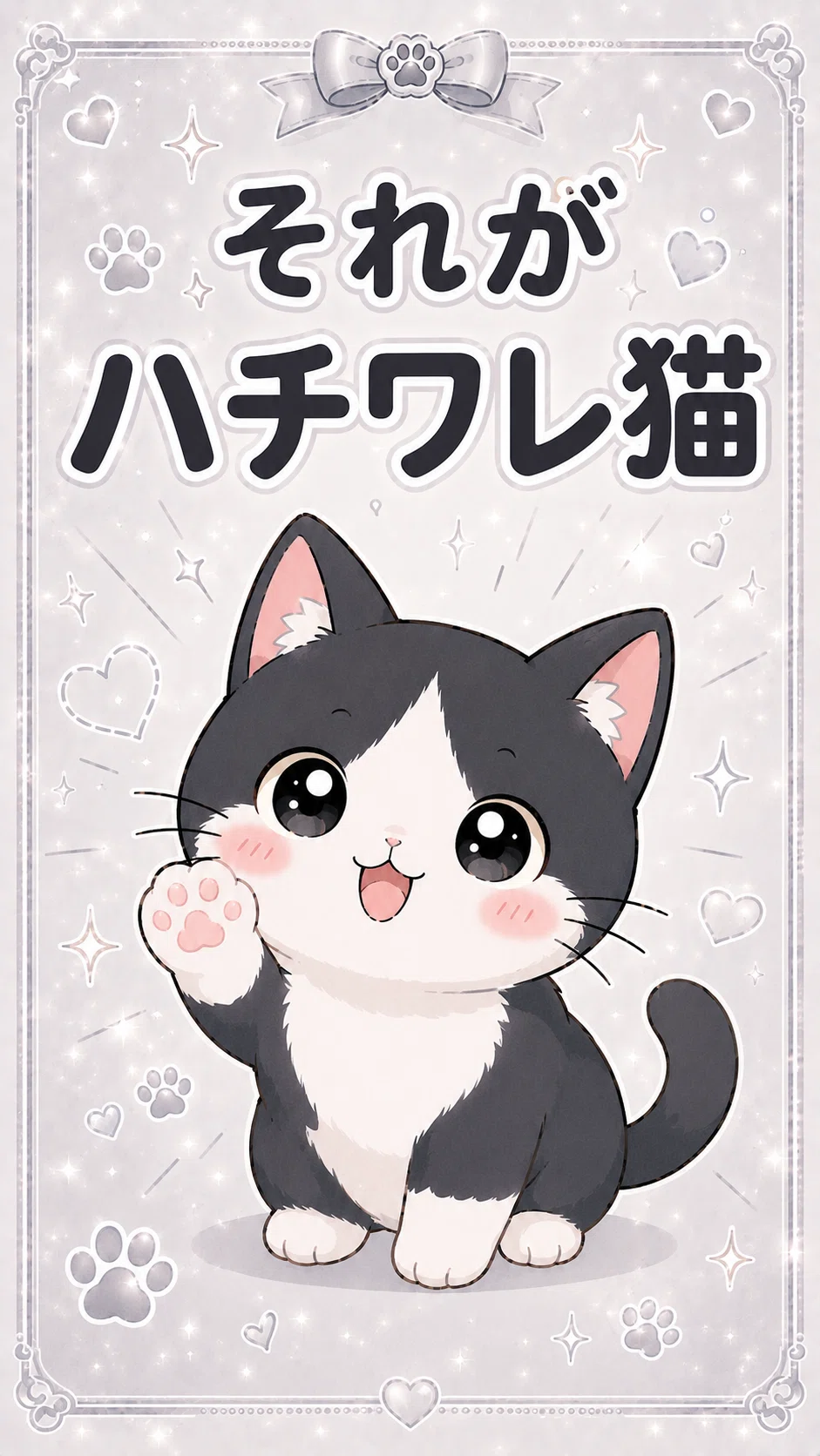 マンガちょろっとハチワレ猫解説🐱✨️｜鈴木一弘