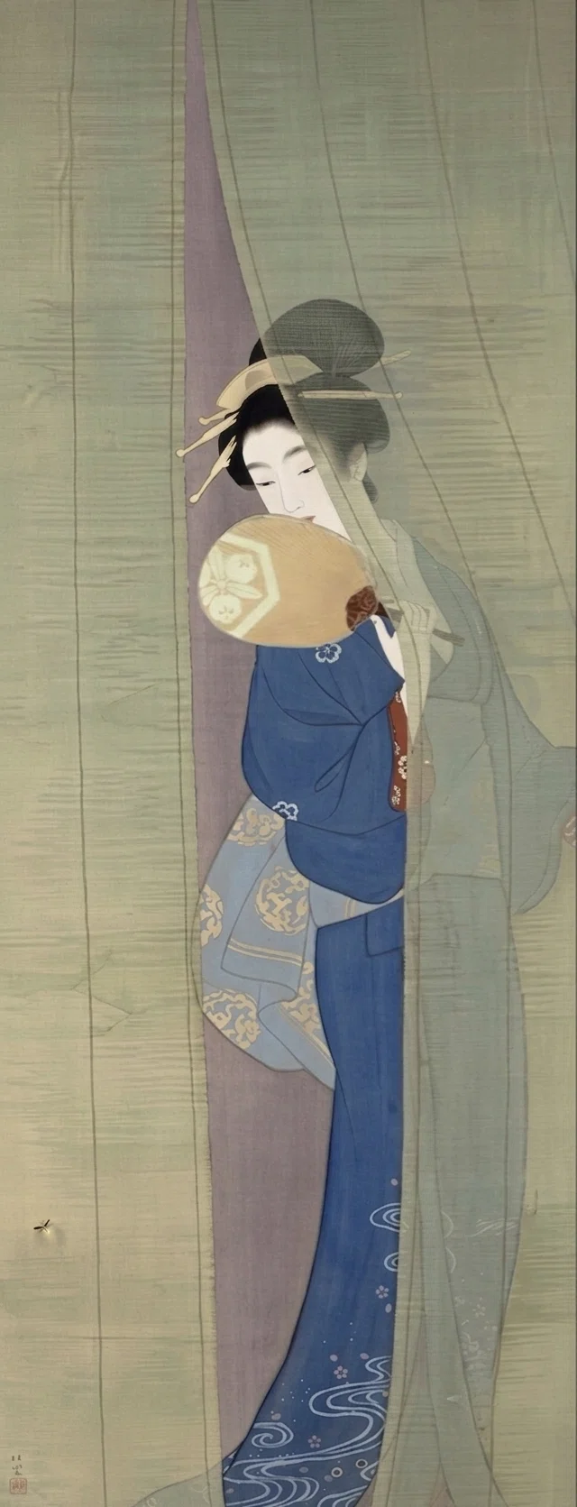 暑さを忘れる一枚の名画─上村松園『新蛍』｜アートジェンヌ