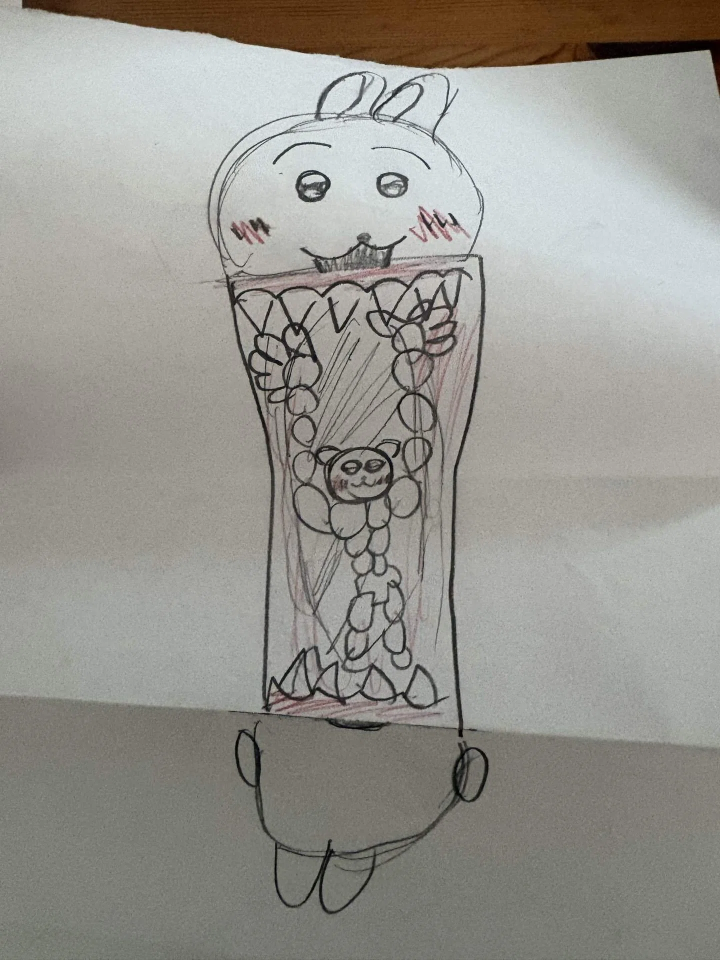 長男が描いた絵 長男の絵には、必ず”ひとクセ”ある｜asa｜1ミリ前進の記録