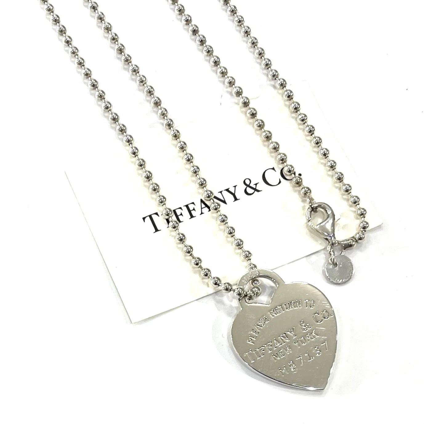 Tiffany & Co.ヴィンテージリターント タグとハート２つ組み合わせ 今欲しい！ヴィンテージショップが解説！ティファニー ロング タグ