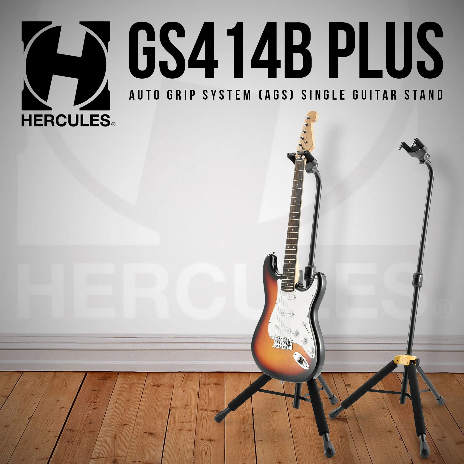 ハーキュレスによる大定番吊り下げ式ギタースタンド「Hercules GS414B