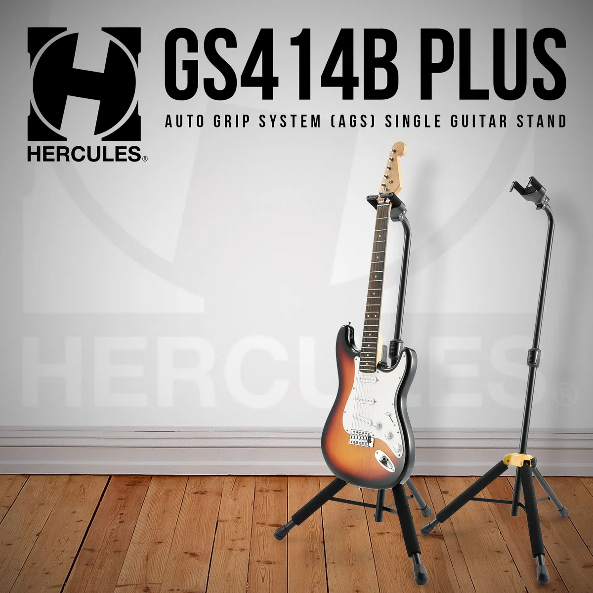 ハーキュレスによる大定番吊り下げ式ギタースタンド「Hercules GS414B