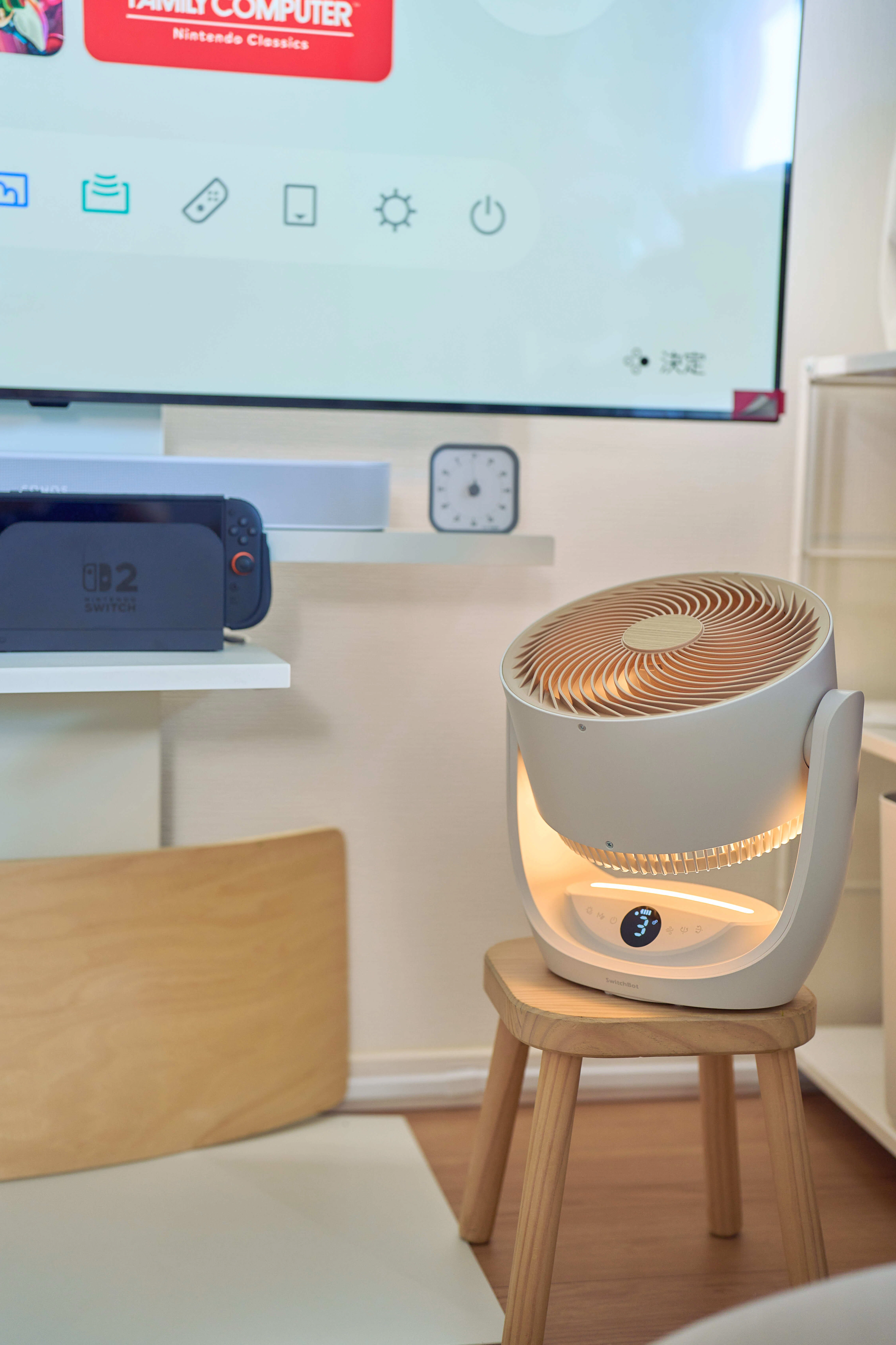 SwitchBot スマートサーキュレーター 無線 有線 両方可バッテリー搭載