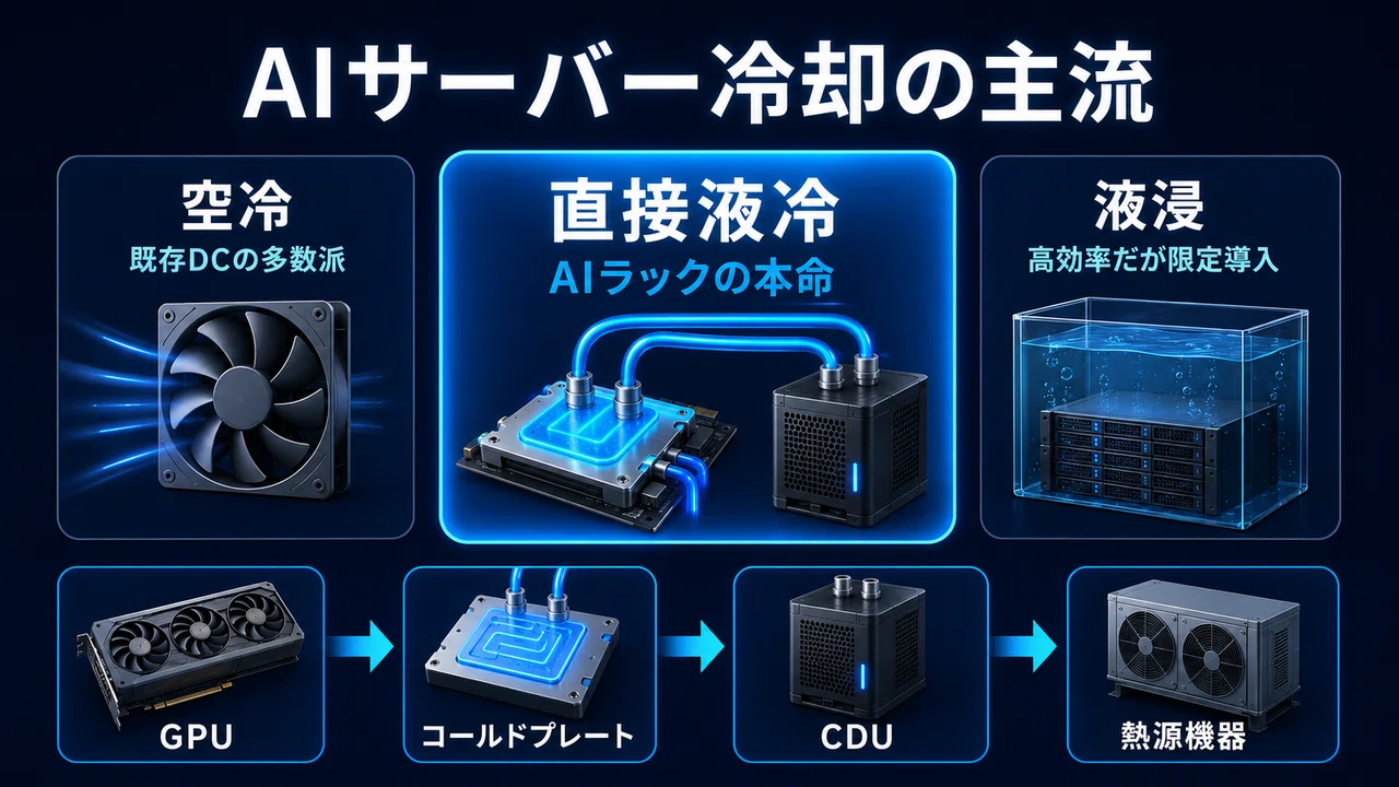 AI半導体株、次の主役 第5弾 AIサーバー冷却革命 空冷から水冷へ、業績