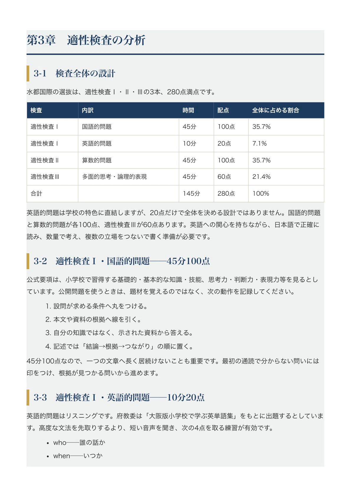大阪府立水都国際中学校】適性検査対策ガイド〔2027年度受検〕｜公立