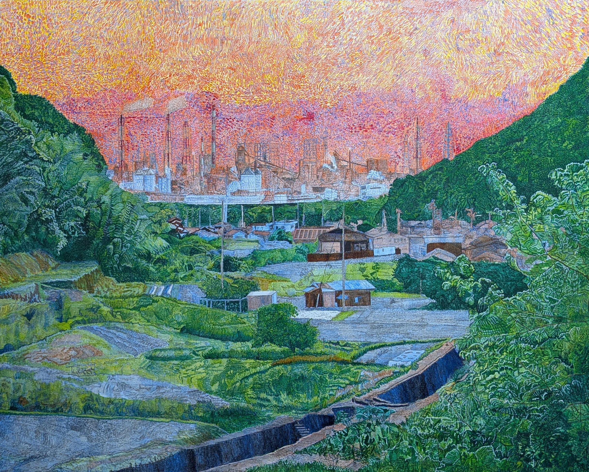 Step98】「交錯」油彩画｜瑞島 魁祐（みずしま かいゆう）