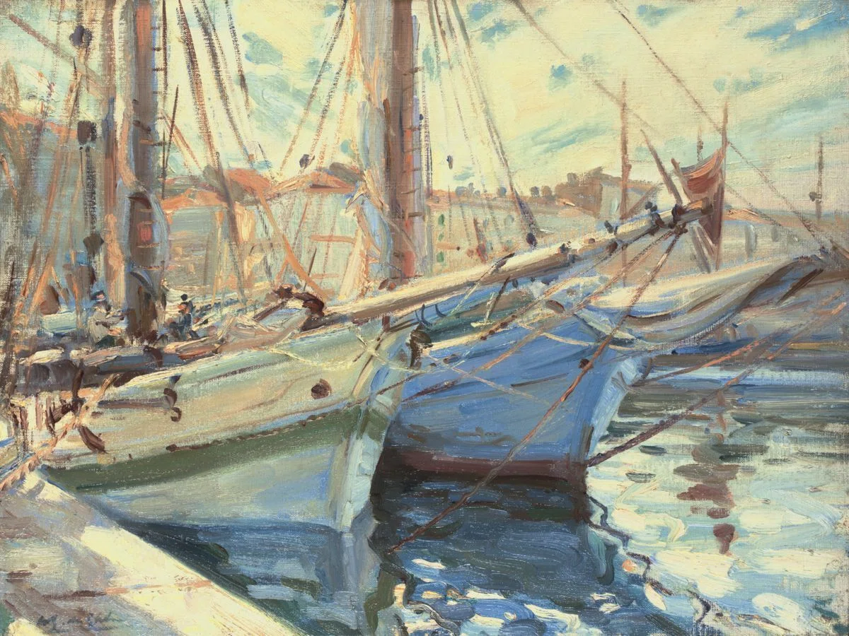 ウィルフリッド・ガブリエル・ド・グレーン 画集 Wilfrid de Glehn 今回は、Pinterestからこの絵が送られてきました。Wilfrid Gabriel de