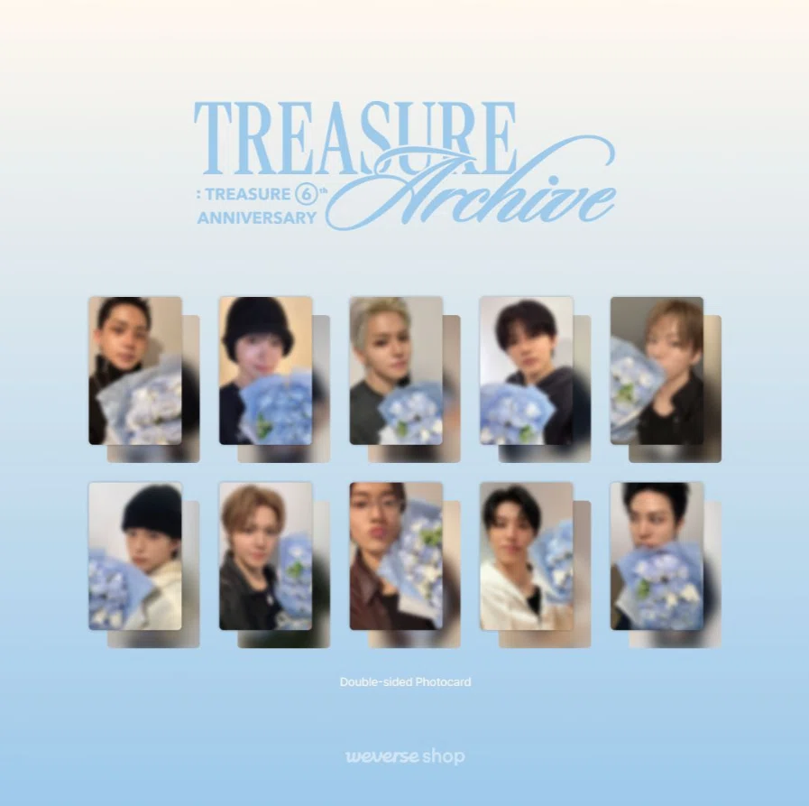 き*る様 treasure ジュンギュ　アーリーバード　weverse特典トレカ 📢TREASURE ARCHIVE : TREASURE 6th ANNIVERSARY 予約販売スタート