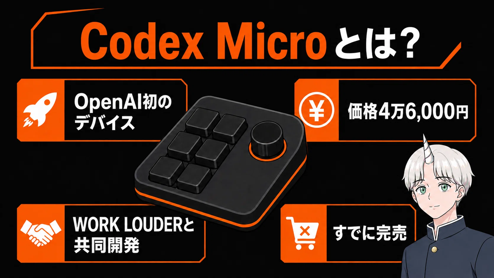c@プロフはお読み下さい OpenAI初デバイスCodex Micro実機レビュー。買いなのか？｜Fujin