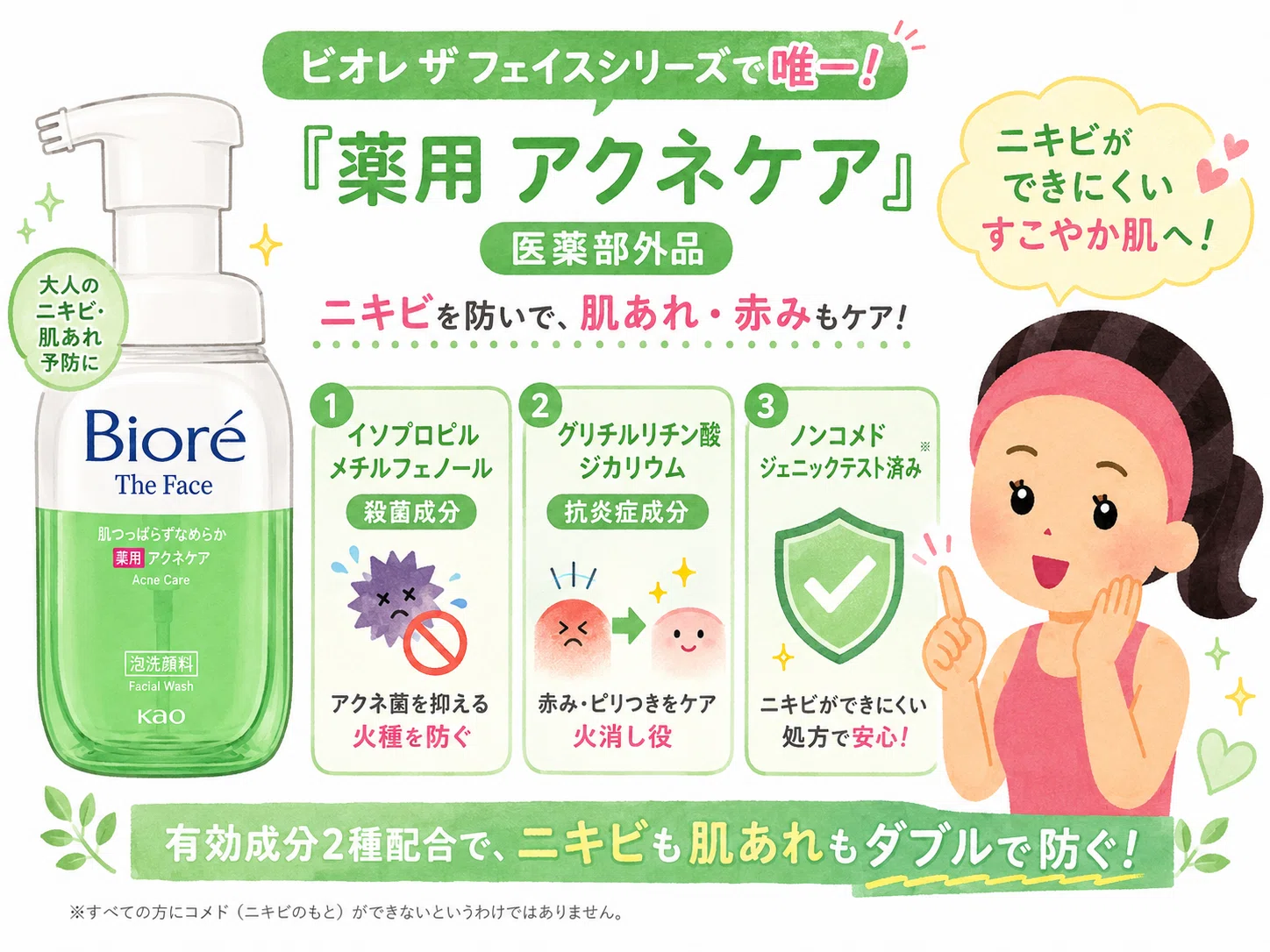 ビオレ泡洗顔ザフェイスどれがいい？買うならおすすめはこれ！｜なる