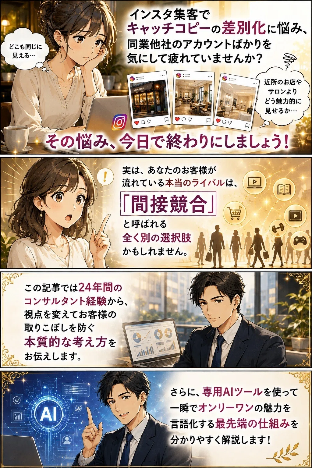 本当のライバルは、同業他社ではなく「間接競合」と呼ばれる全く別の選択肢かも!?