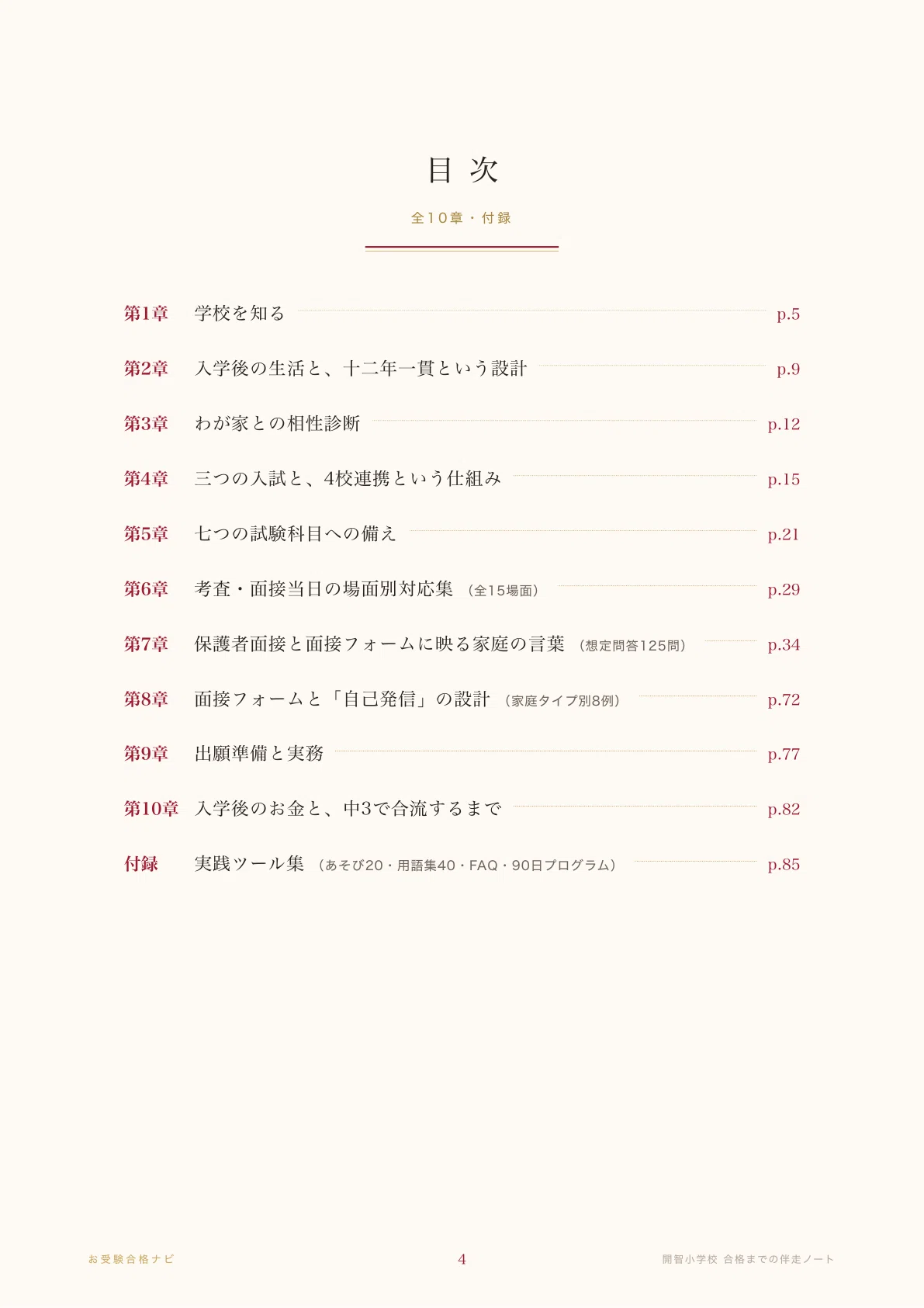 開智小学校】面接・願書・入試対策 想定問答125問｜2027年度小学校受験