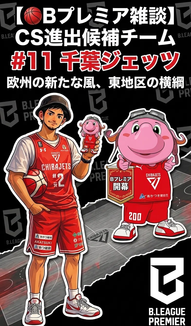 🏀Bプレミア雑談】 26/27 CS進出候補チーム#11 千葉ジェッツ
