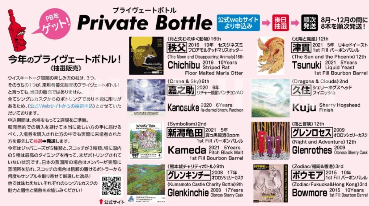 Whisky TALK FUKUOKA九州の風が集める『ウイスキーの祭典と物語の