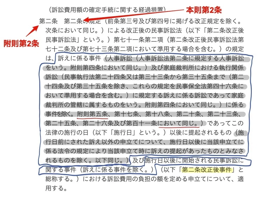民事裁判手続デジタル化の経過措置の条文を少しだけ読んでみた｜白石忠志