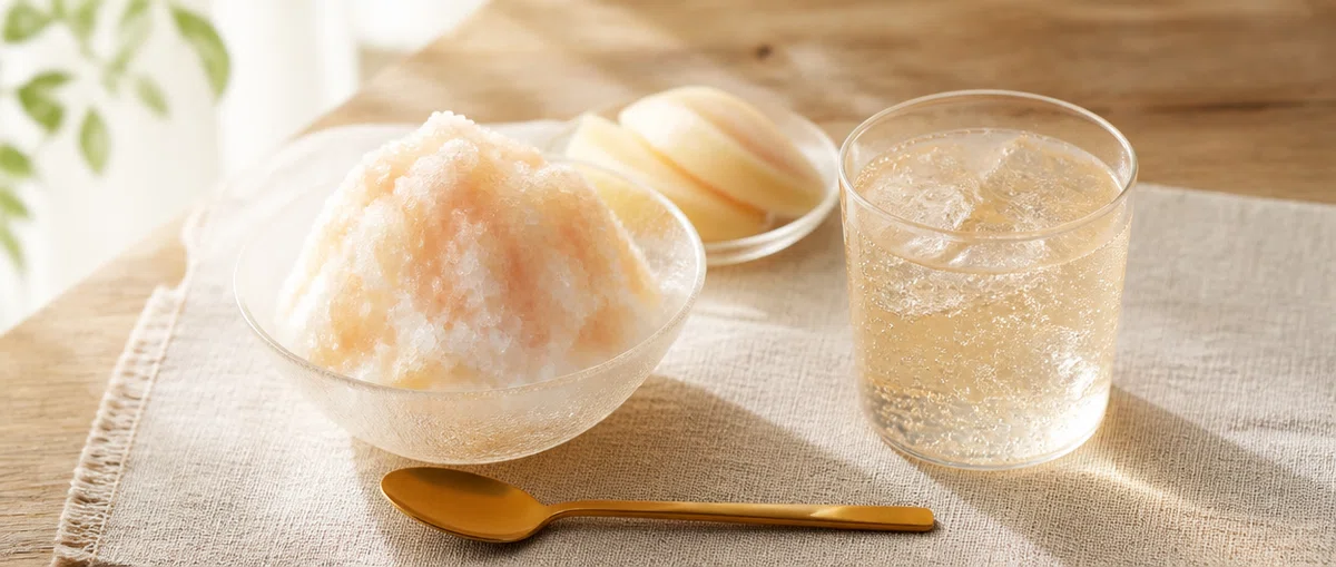 Making it with honey containing white peach juice. Two ways to