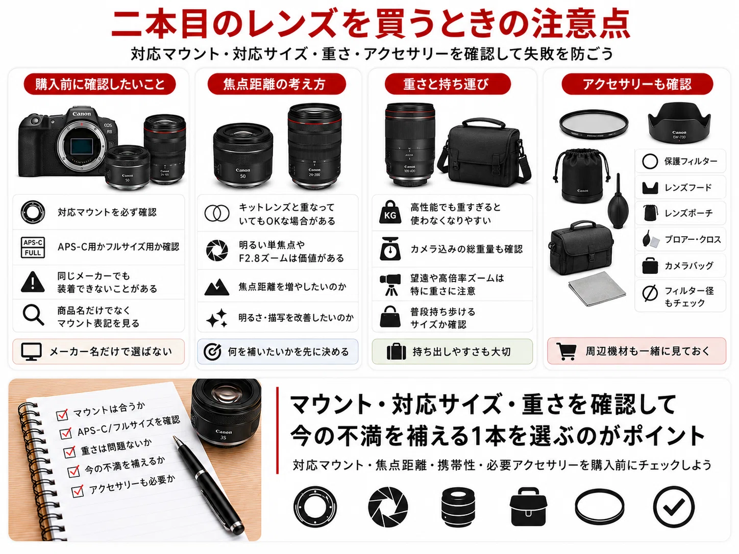 キットレンズの次に買うおすすめレンズ15選｜初心者向けに二本目の