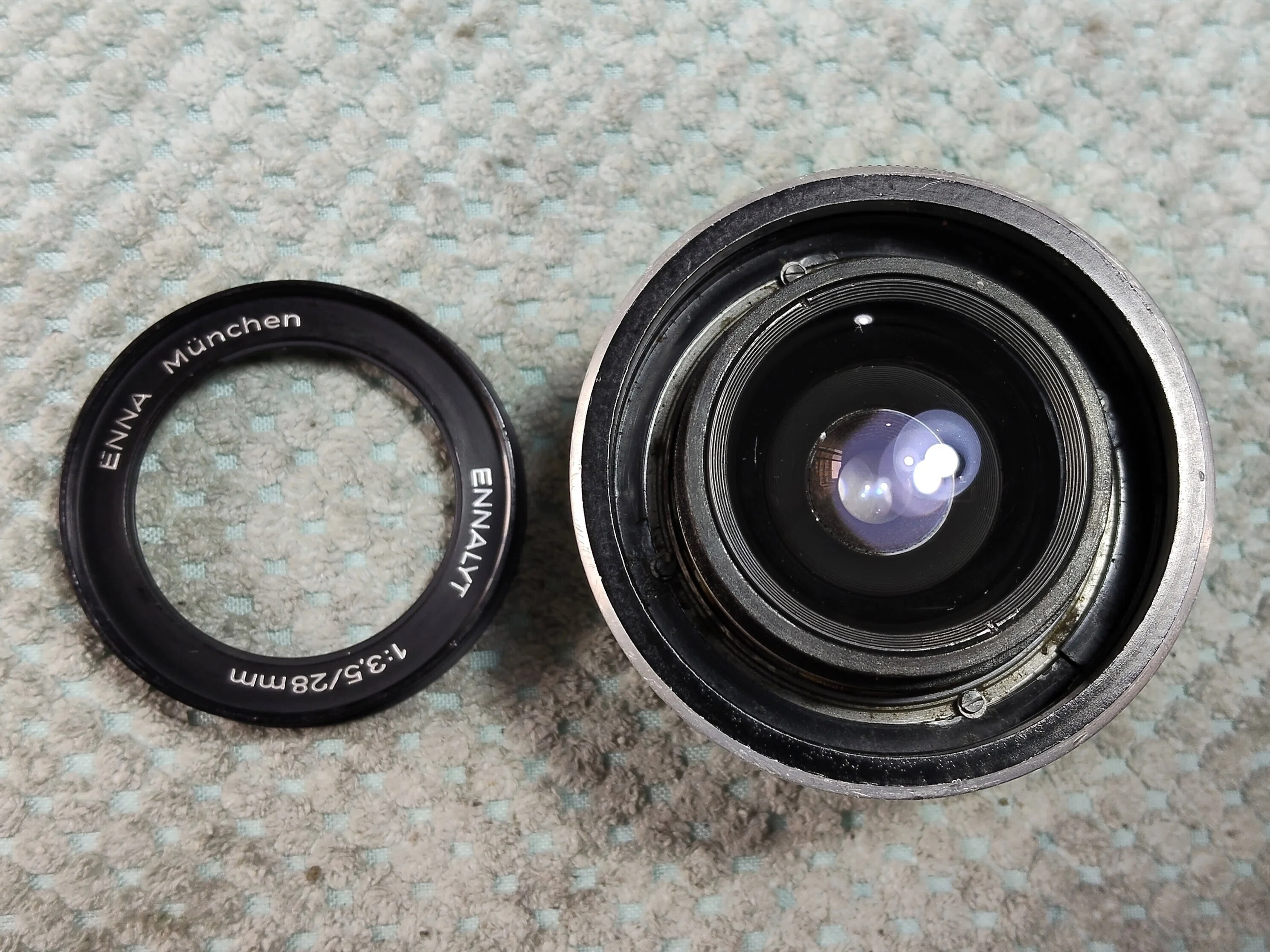 ENNA München Ennalyt 28mm F3.5の分解｜フィルムカメラ修理のアクアカメラ