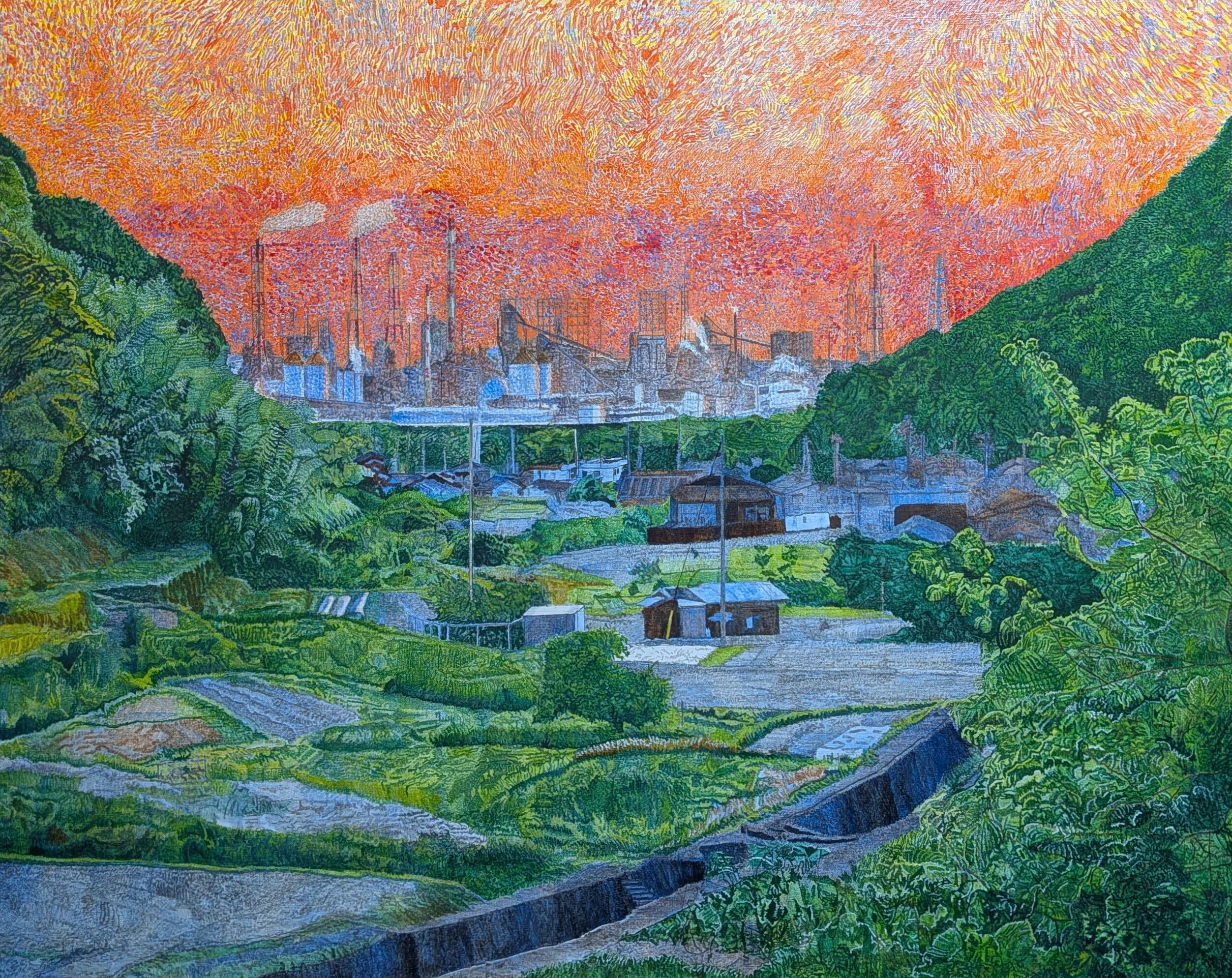 Step107】「交錯」油彩画｜瑞島 魁祐（みずしま かいゆう）