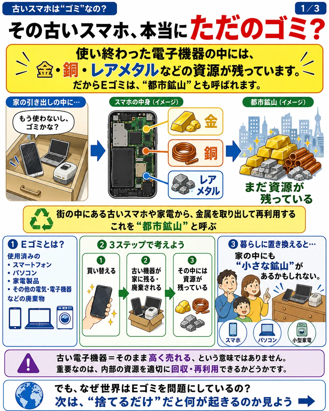 🏠家の引き出しが“小さな鉱山”になる？｜けいがの生活経済