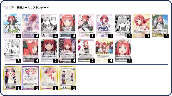 二乃編】五等分の花嫁カードゲーム～“可愛さ”マシマシ、チョモランマ