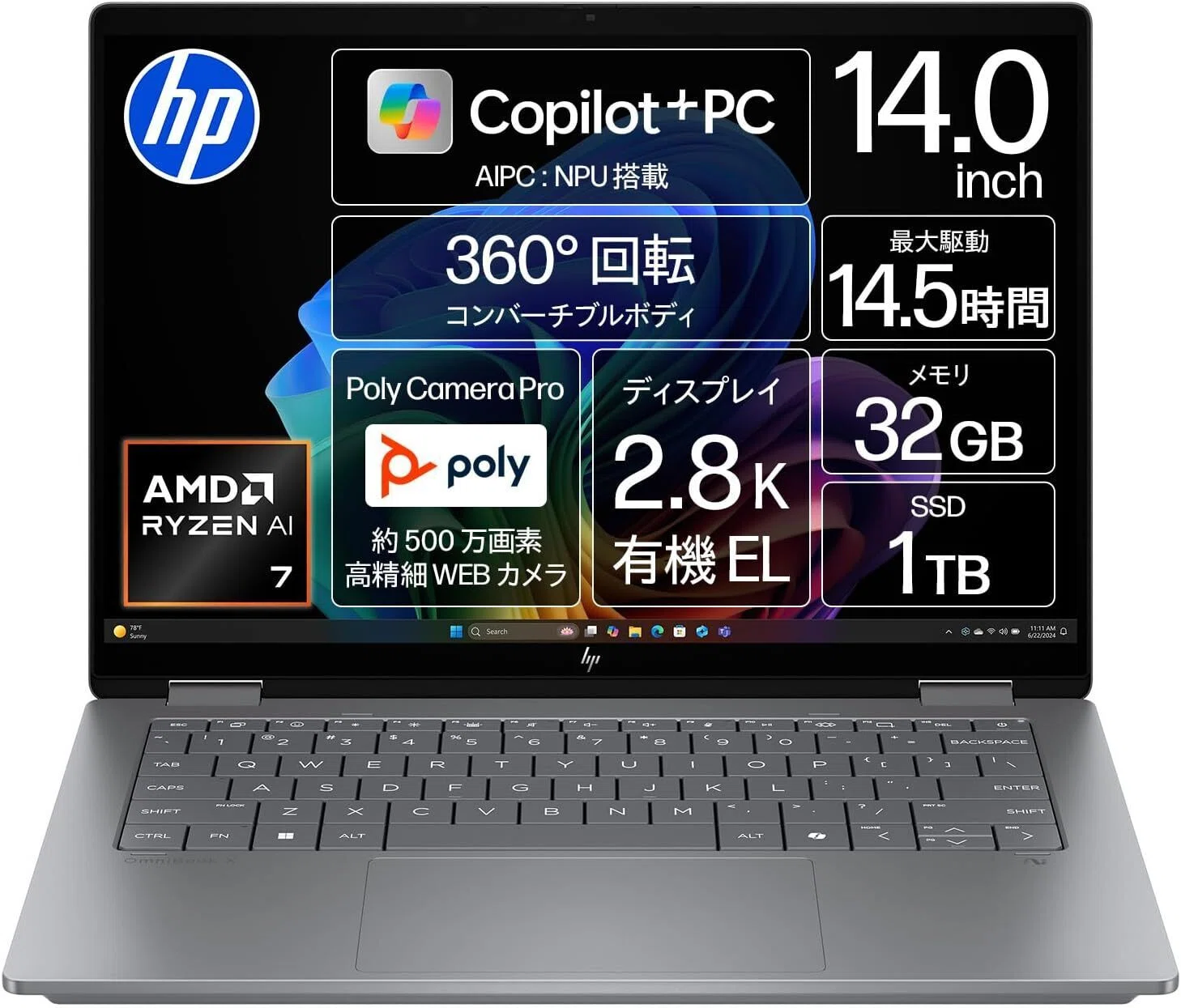 2in1コンバーチブル ノートPCのおすすめ8選 CPU世代・画面解像度・容量