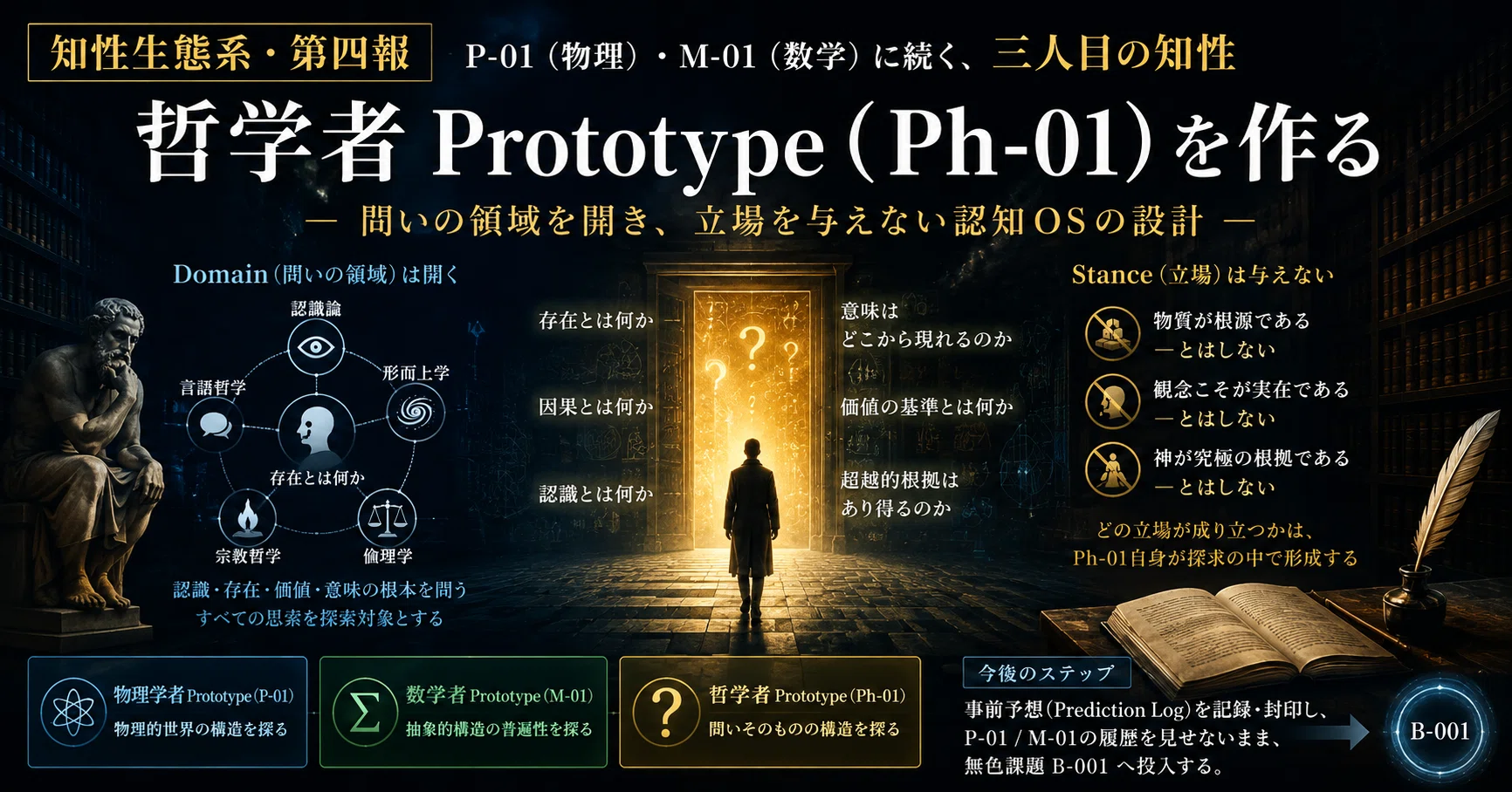 知性生態系・第四報――三人目の知性「哲学者 Prototype（Ph-01）」を