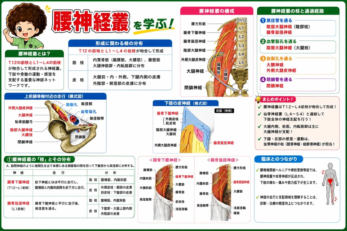 [Anatomy] A Gentle Explanation of the Lumbar and Sacral Plexuses ...