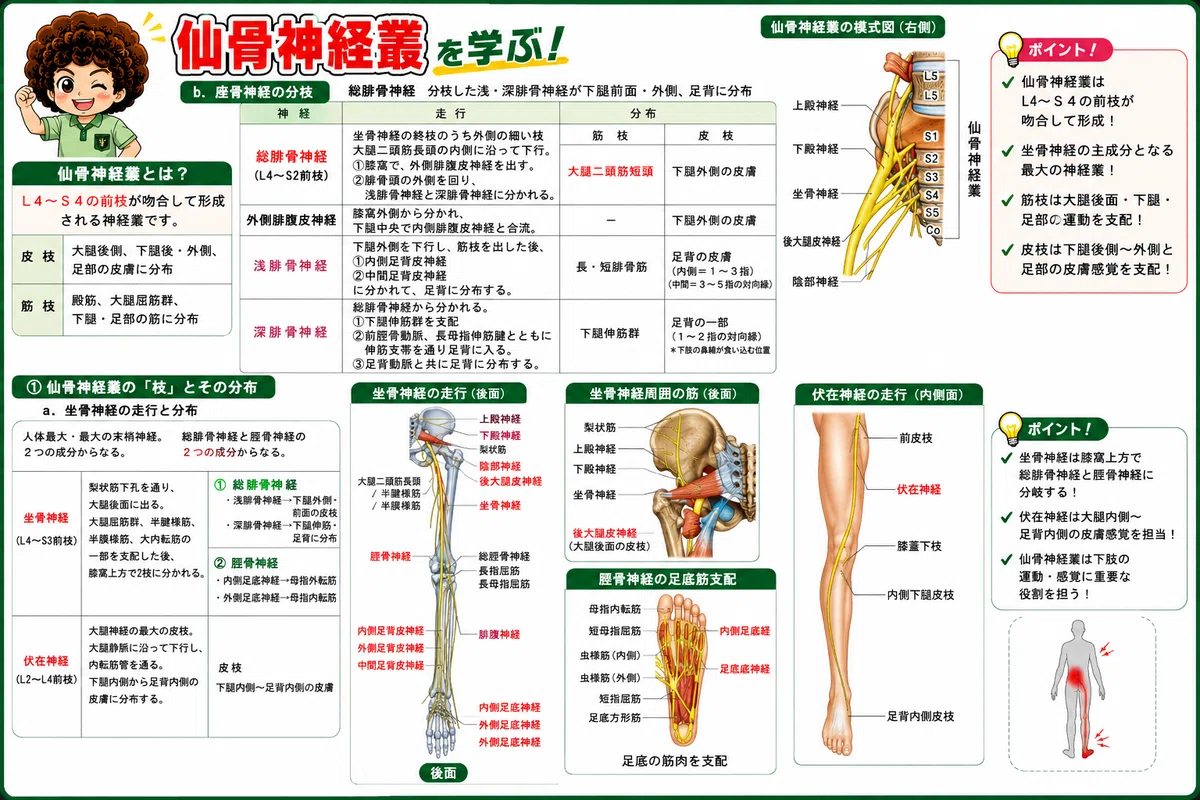 [Anatomy] A Gentle Explanation of the Lumbar and Sacral Plexuses ...