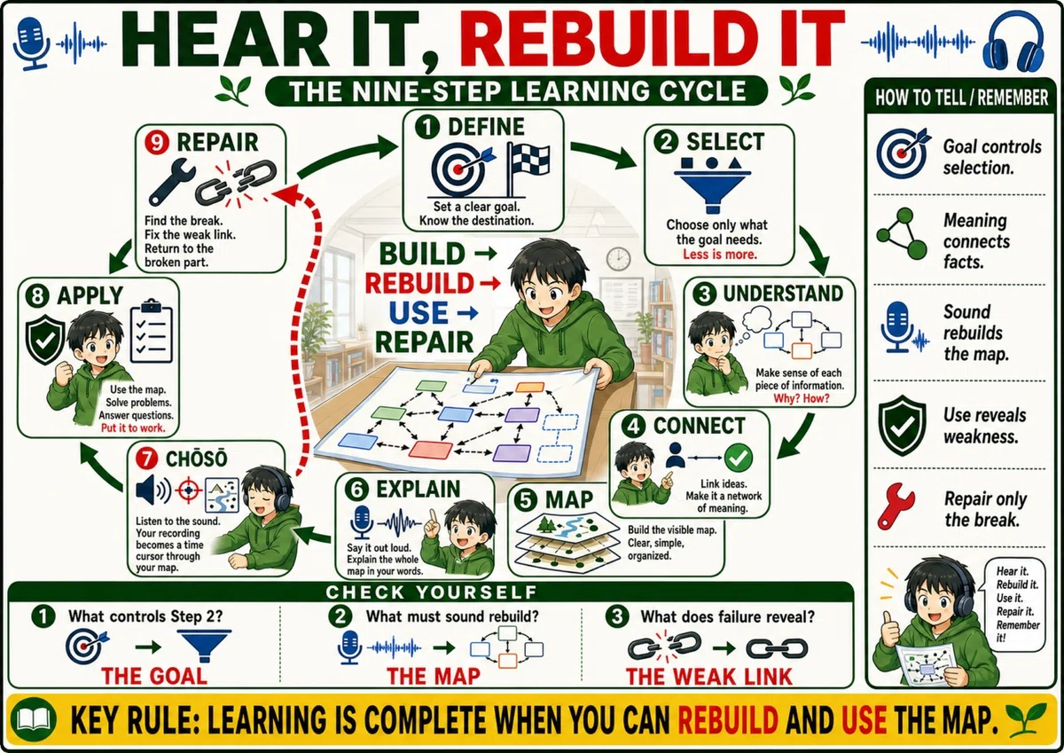 Hear It, Rebuild It: The Nine-Step Learning Cycle｜【助教授】黒澤 孟司 MD PhD 聞い ...