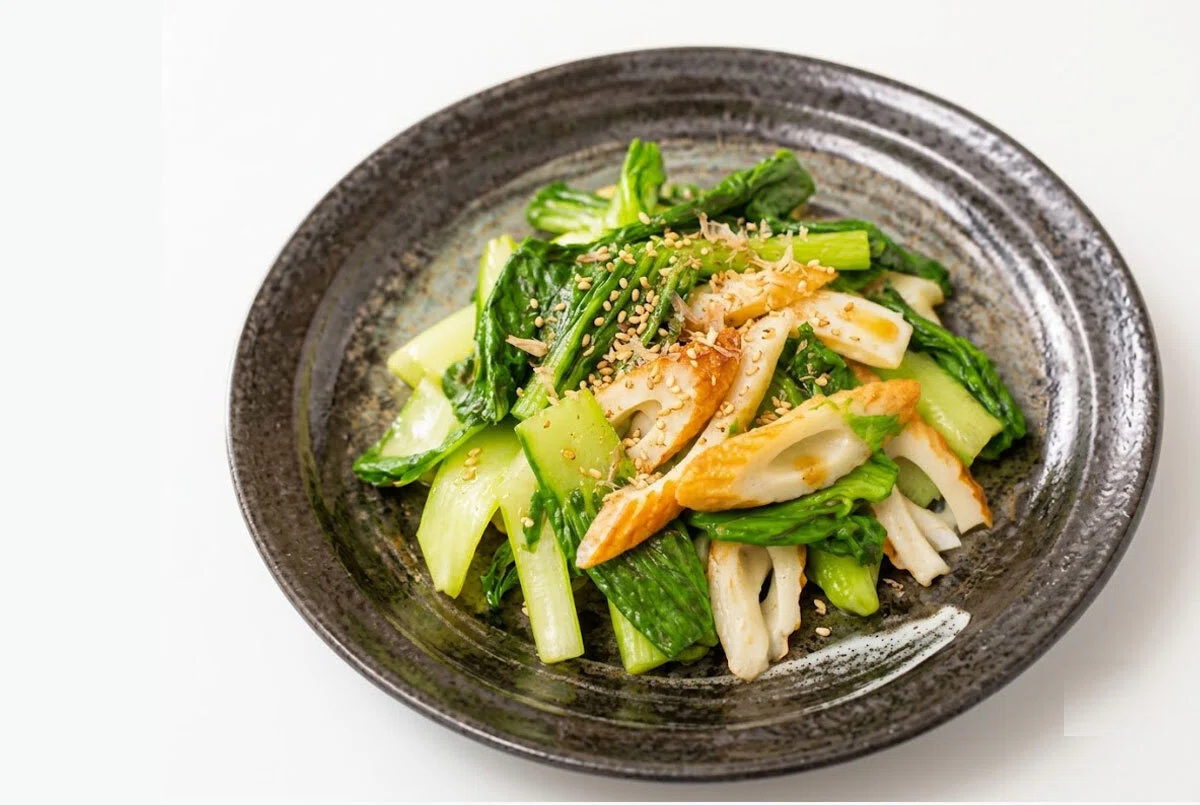 ホットクック】青梗菜とちくわ炒め｜自動メニューで簡単！｜ホット