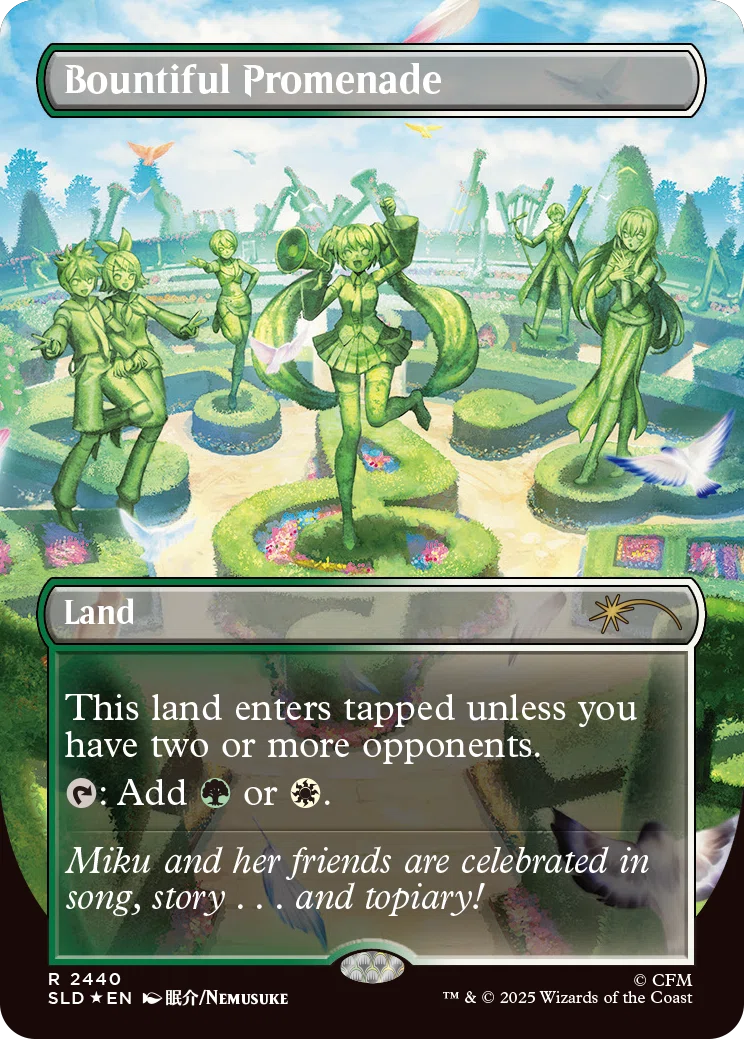 MTG】初音ミク Secret Lair 統率者デッキ：英語名⇒日本語画像一覧