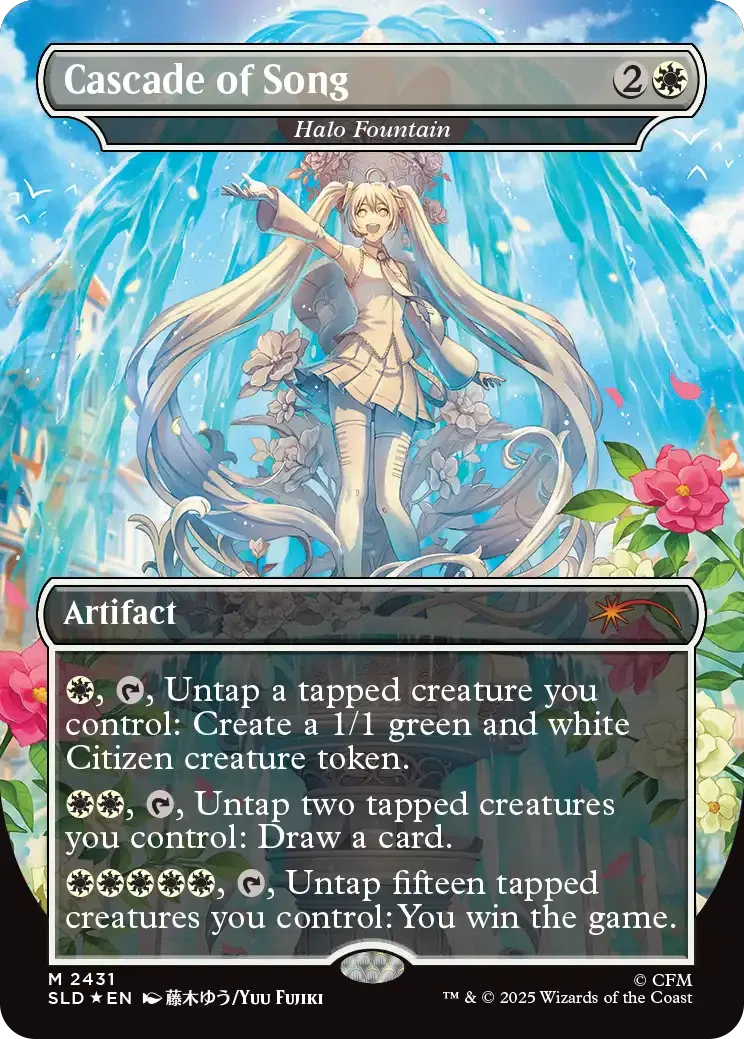 MTG】初音ミク Secret Lair 統率者デッキ：英語名⇒日本語画像一覧