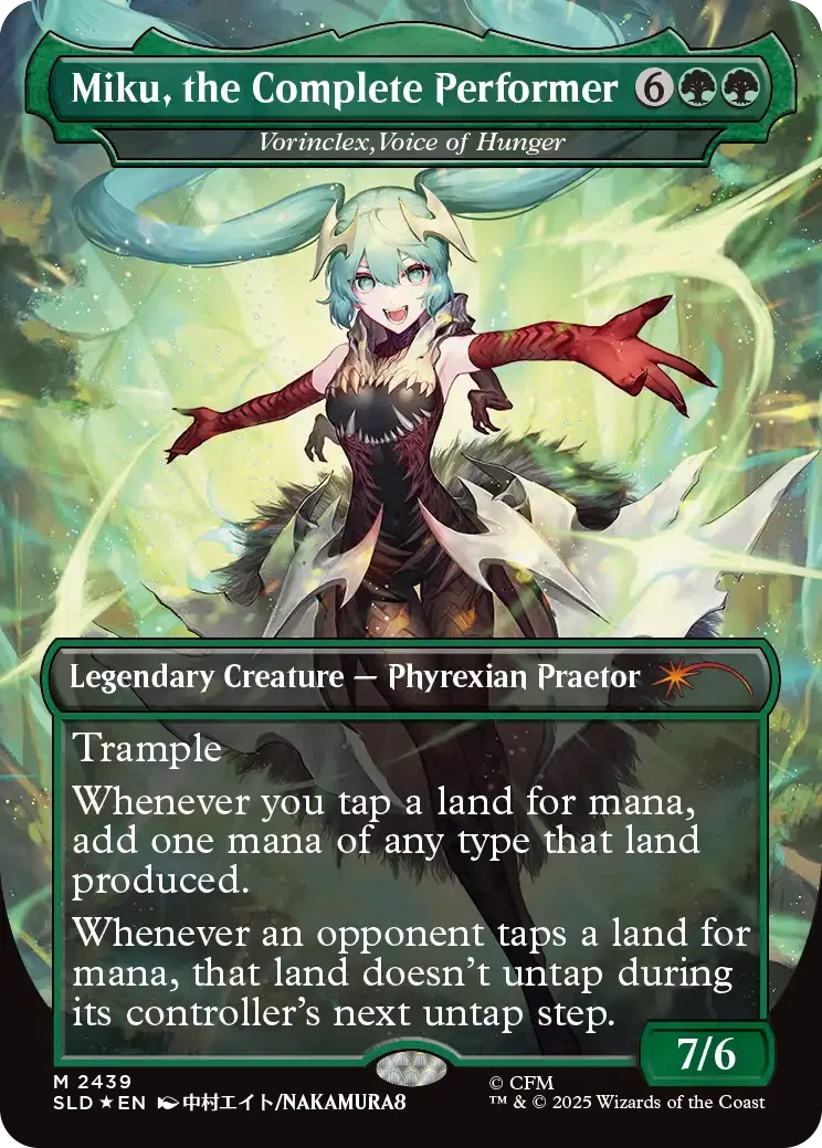 MTG】初音ミク Secret Lair 統率者デッキ：英語名⇒日本語画像一覧