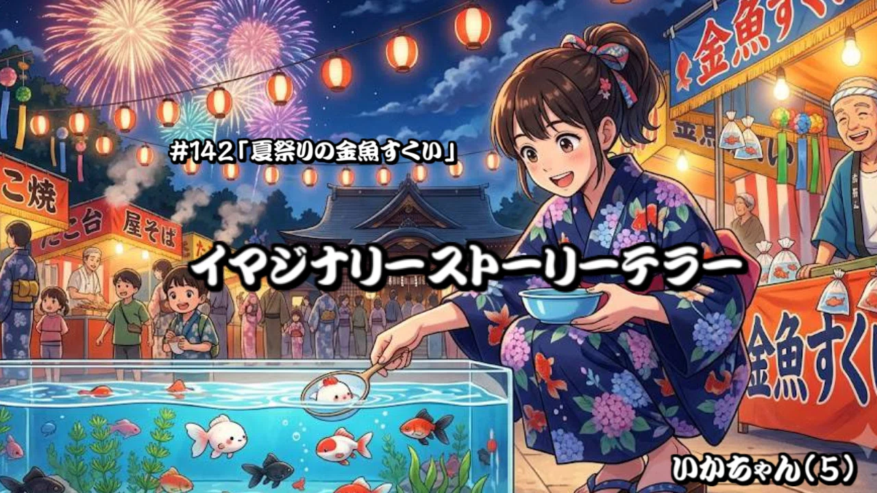 142「夏祭りの金魚すくい」｜いかちゃん（5）