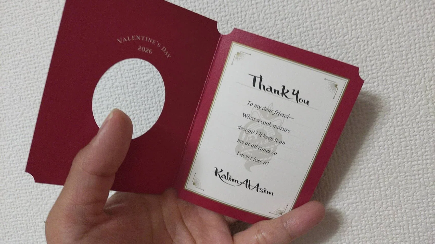 ツイステにバレンタインを贈るとサインまで本人すぎるメッセージカード