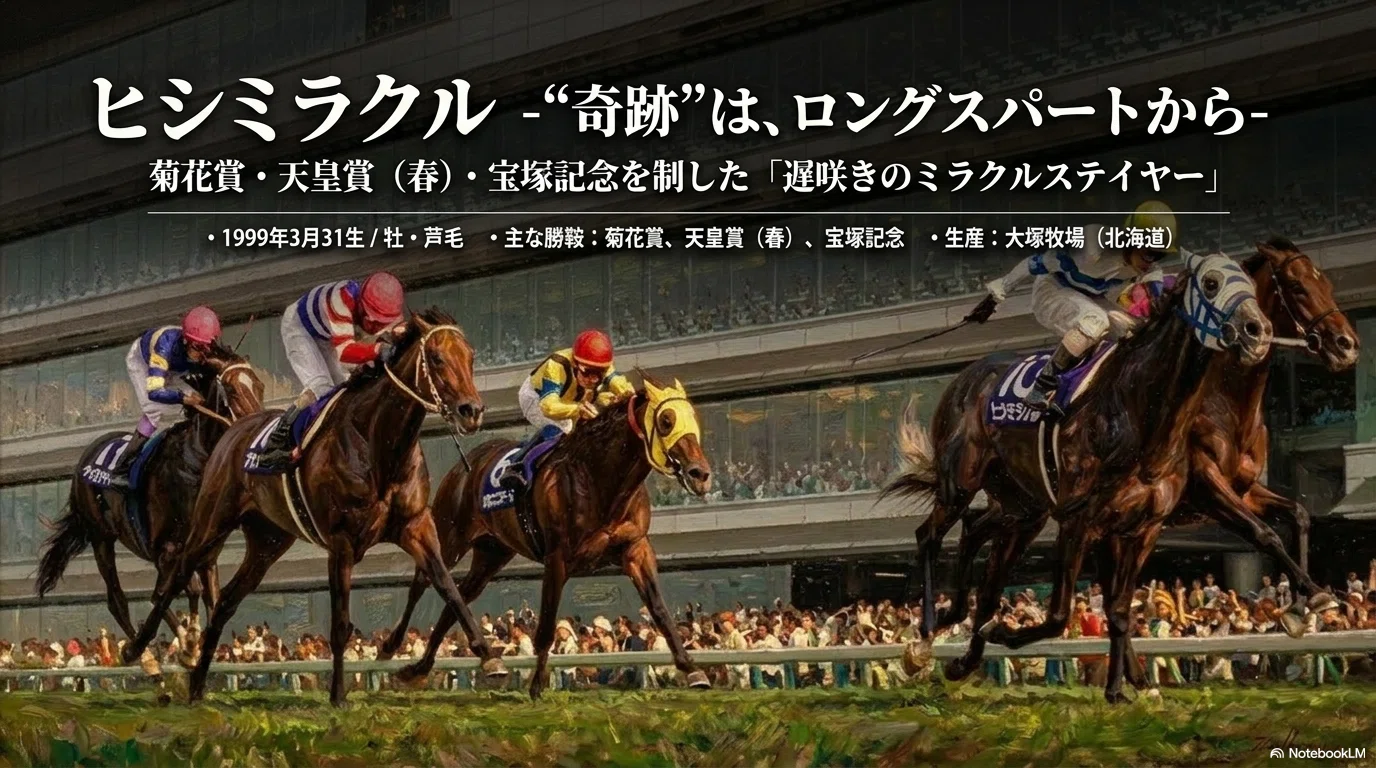 ヒシミラクル -“奇跡”は、ロングスパートから-｜ハサミおじさん